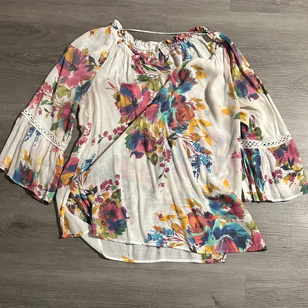 Spense Floral Blouse - Multicolor